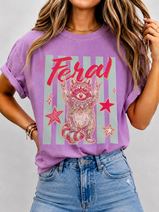Feral raccoon Xl Comfort Colors